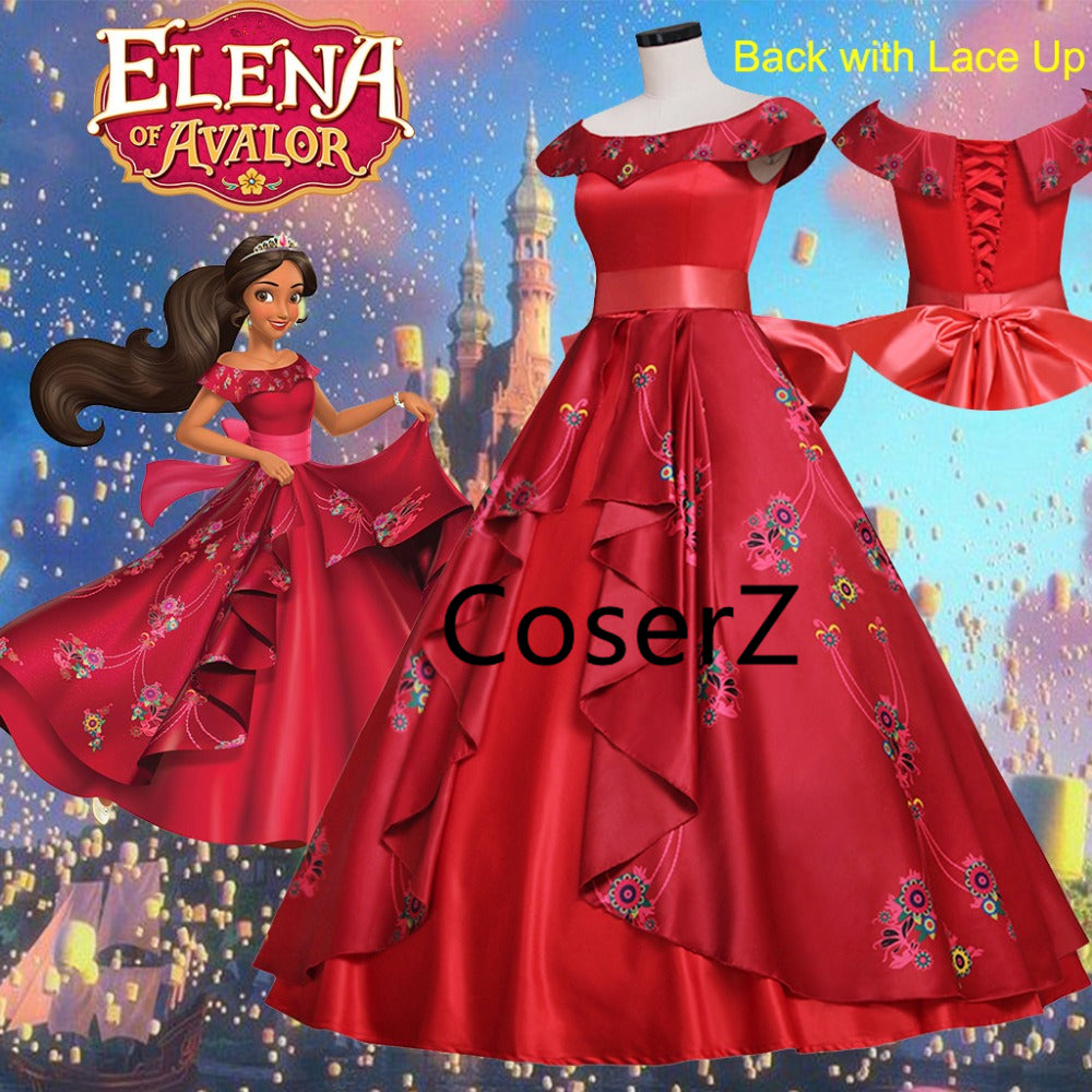 Elena of Avalor Elena Dress, Elena Costume, Elena Cosplay Costume