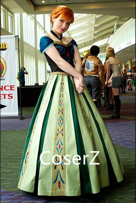 Custom-made Anna Dress, Anna Costume, Anna Coronation Dress