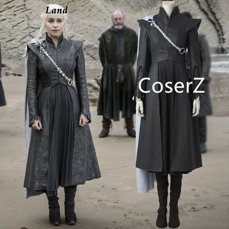 prioriteit peper Auroch Game of Thrones Season 7 Daenerys Targaryen Cosplay Costume with Cloak –  Coserz