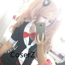 Anime Danganronpa Cosplay Junko Enoshima Emboitement Inushio Kimuchi Symbol Mark Sign Dangan-Ronpa Trigger Happy Havoc Cosplay Costume