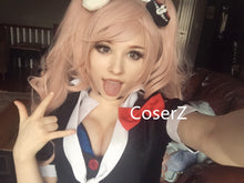 Anime Danganronpa Cosplay Junko Enoshima Emboitement Inushio Kimuchi Symbol Mark Sign Dangan-Ronpa Trigger Happy Havoc Cosplay Costume