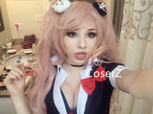Anime Danganronpa Cosplay Junko Enoshima Emboitement Inushio Kimuchi Symbol Mark Sign Dangan-Ronpa Trigger Happy Havoc Cosplay Costume