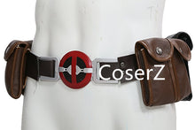 Deadpool Belt with Metal Buckle 6 Pockets Cosplay Costume