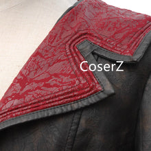 Devil May Cry Dante Cosplay Costume DMC 5 Leather Jacket Trench Coat
