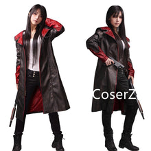 Devil May Cry Dante Cosplay Costume DMC 5 Leather Jacket Trench Coat