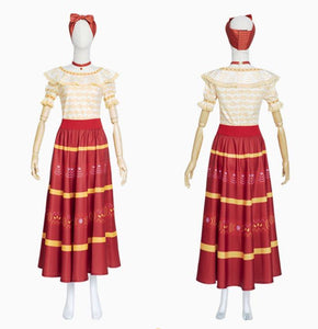 Dolores Encanto Outfit Cosplay Costume: Dolores Madrigal Costume, Dolores Madrigal Dress