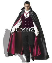 Dracula Vampire Costume Cosplay Costume with Cloak Gloves