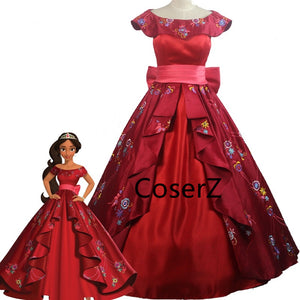 Elena of Avalor Costume for Adults, Princess Elena Costume, Princess Elena Dress Embroidery Style