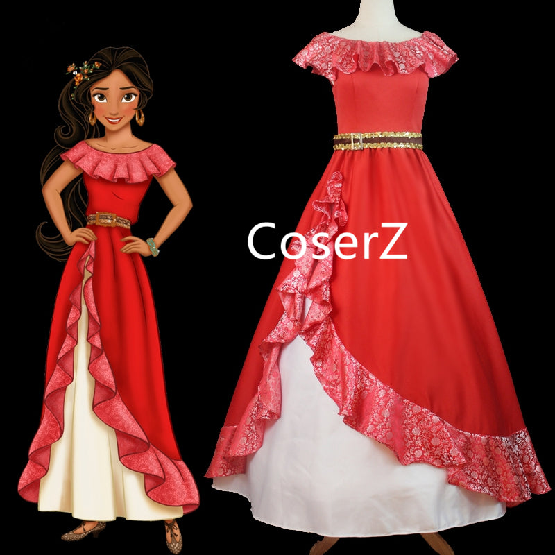 Elena of Avalor Adventure Dress, Elena of Avalor Adventure Classic Cos –  CoserZ