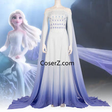 Elsa White Dress Frozen 2 Elsa White Cosplay Costume