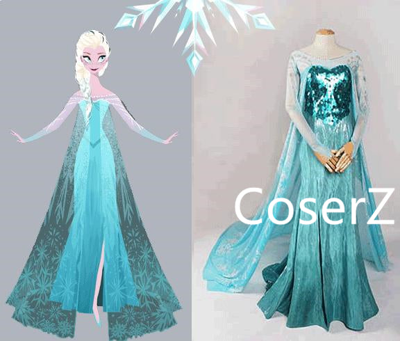 Elsa dress movie sale
