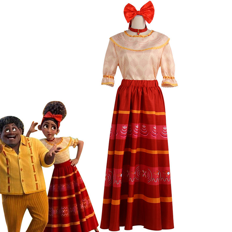Encanto Dolores Madrigal Costume, Dolores Encanto Dress, Dolores Cospl –  CoserZ