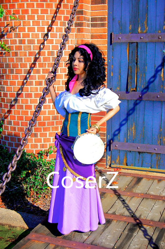 Esmeralda Costume for Adults, Esmeralda Dress Halloween Costume