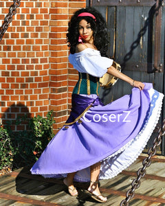 Esmeralda Costume for Adults, Esmeralda Dress Halloween Costume – Coserz