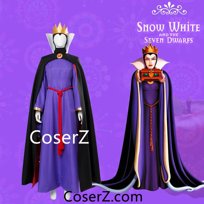 evil queen purple dress Halloween Adults Evil Queen L