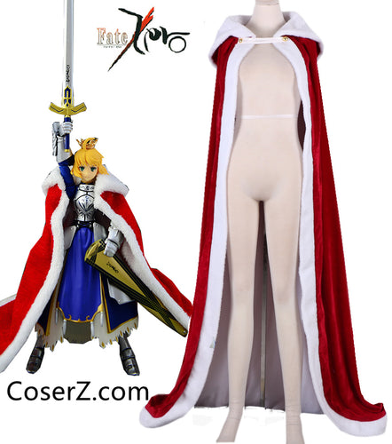 Fate Zero Fate stay night Saber The King's Red Cloak Cape