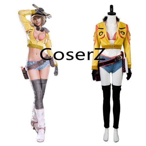 Final Fantasy XV FF 15 Cosplay Cindy Aurum Cosplay Costume for Cosplay Halloween Party