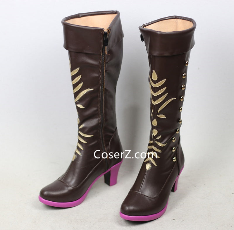 Frozen Anna Boots, New Anna Frozen Shoes Winter Boots – CoserZ