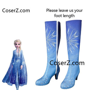 Frozen 2 Elsa Boots, Elsa Frozen 2 Shoes Winter Boots Adult Kids