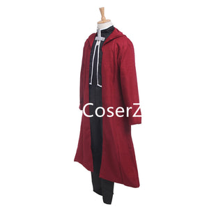 Custom Fullmetal Alchemist Edward Elric Cosplay Costume Full Set