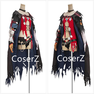Game Tales of Berseria Velvet Crowe Costume for Adult Halloween costume