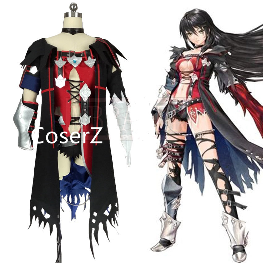 Game Tales of Berseria Velvet Crowe Costume Adult Women Halloween Cosplay Costume