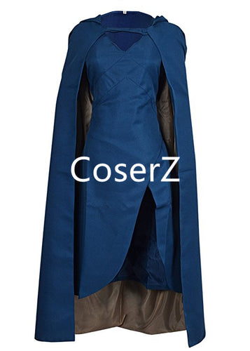 Game of Thrones Dress Cosplay Costume with Cloak