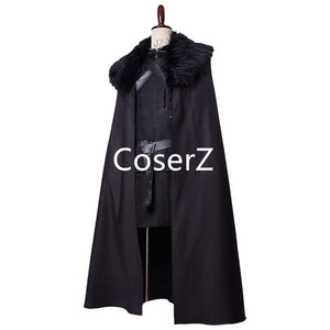Game of Thrones Jon Snow Costume Halloween Cosplay Costume For Men Full Sets