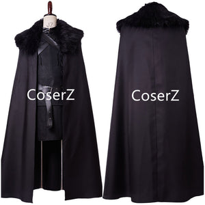 Game of Thrones Jon Snow Costume Halloween Cosplay Costume For Men Full Sets