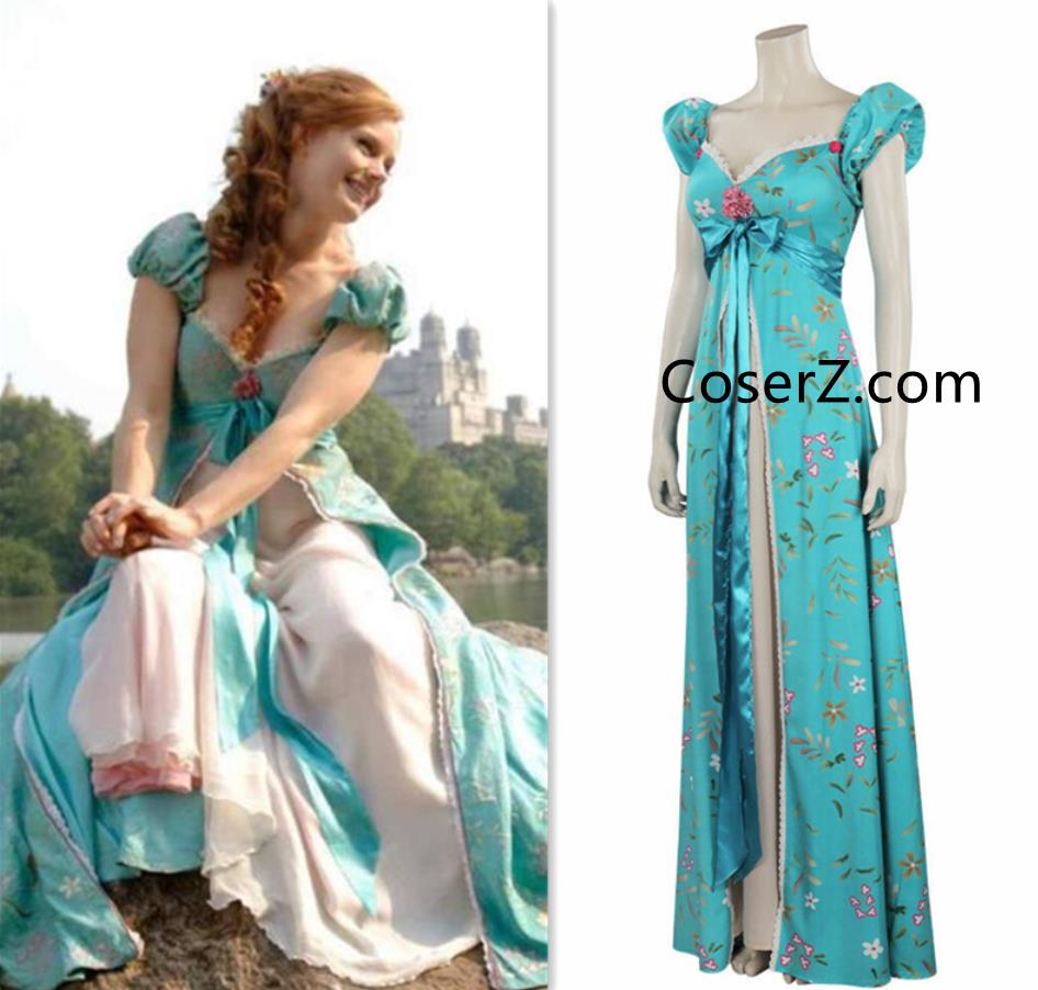 Giselle Dress Enchanted Giselle Cosplay Costume Floral Dress CoserZ Giselle Dress Enchanted Giselle Cosplay Costume Floral Dress CoserZ