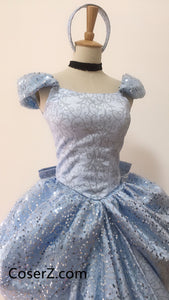 C106 Gorgeous Cinderella Dress Cosplay Costume Park Version