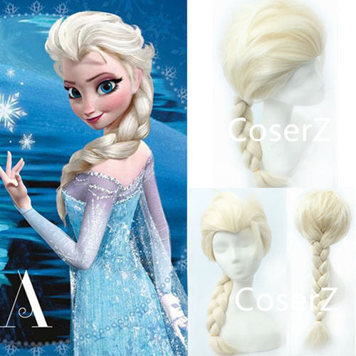 Elsa Cosplay Wig, Elsa Wig