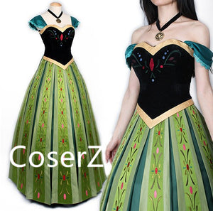 Custom-made Anna Coronation Dress, Anna Coronation Costume CoserZ Custom-made Anna Coronation Dress, Anna Coronation Costume CoserZ