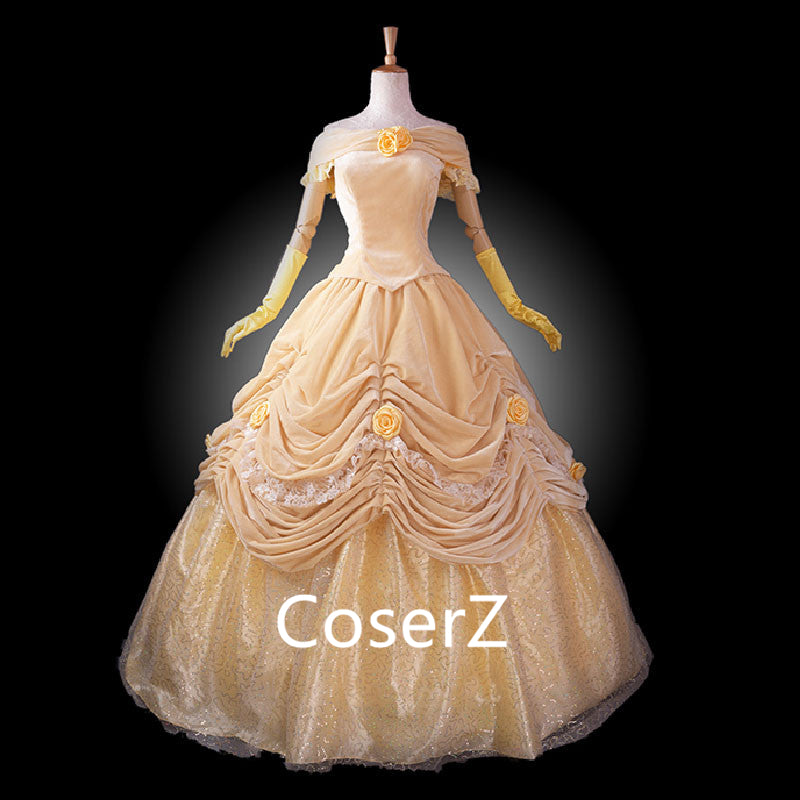 Custom-made Beauty and the Beast Princess Belle Costume Best Style