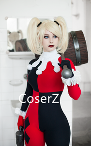 Harley Quinn Costume, Custom Harley Quinn Cosplay Costume One Piece