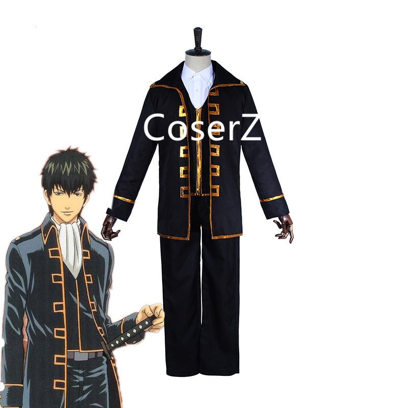 Anime Gintama Cosplay Costume, Hijikata Toushirou Okita Sougo Costume