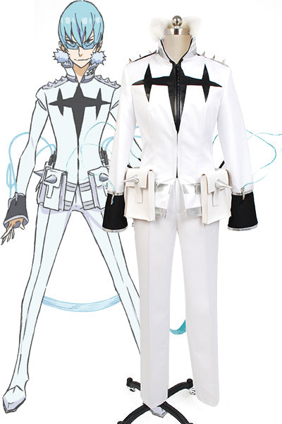 KILL la KILL Houka Inumuta White Cosplay Costume