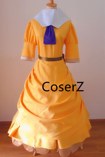 Tarzan Jane Porter Costume, Jane Porter Dress Cosplay Costume for Women Girls