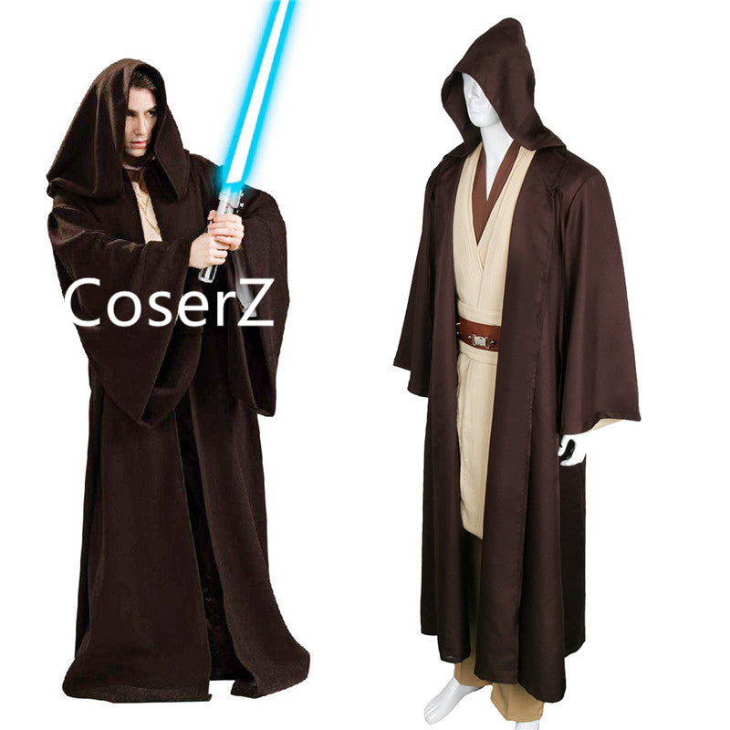Star Wars Jedi/Sith Knight Cloak Cosplay Adult/Kids Hooded Robe Only ...