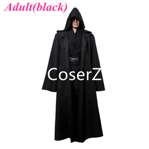 Star Wars Jedi/Sith Knight Cloak Cosplay Adult/Kids Hooded Robe Only