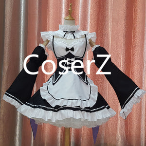Zero Kara Hajimeru Isekai Seikatsu Re Life In a Different World Kawaii Sisters Costume Maid Dress