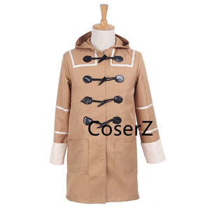 Anime Cosplay No.6 Cosplay Costume, Khaki Cosplay Costume Shion Costume with Parka Jacket