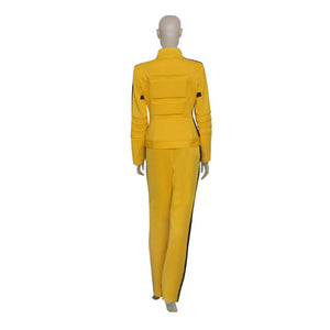 Game of Death Bruce Lee Kill Bill Tracksuit Ninja Uniform Cosplay Kill Bill Costume