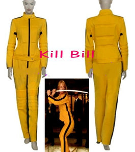 Game of Death Bruce Lee Kill Bill Tracksuit Ninja Uniform Cosplay Kill Bill Costume