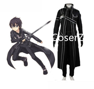 Sword Art Online Kirito Cosplay Costume, Custom Kirito Costume