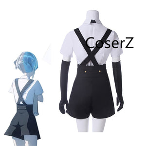 Land of the Lustrous Cosplay Costume Custom Overalls Socks Gloves