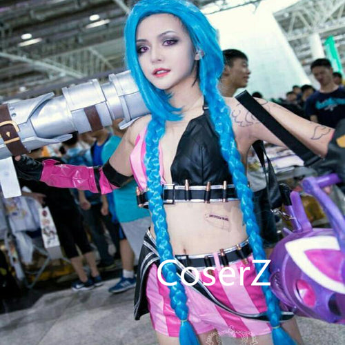 League of Legends LOL Jinx Costume