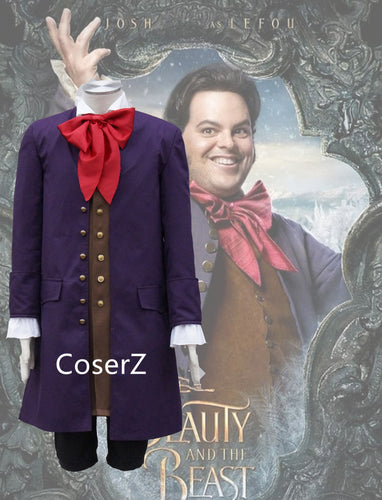 Custom-made 2017 Movie Beauty and the Beast Lefou Costume, Lefou Cosplay Costume