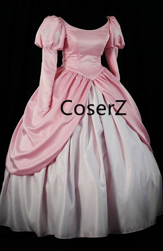 Custom Little Mermaid Pink Ariel Dress Ball Gown Costume