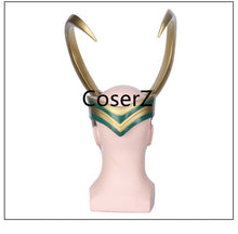Loki Helmet, Thor Loki Cosplay Golden Full Head Helmet